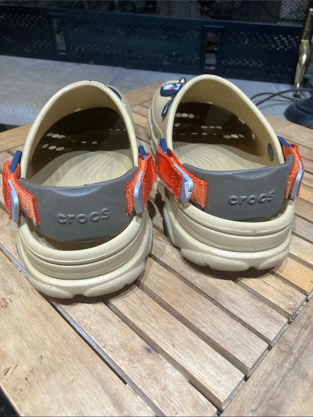 Crocs Classic All Terrain Clog Tan / Brown unisex M9/W 11 Rugged Sport Clog